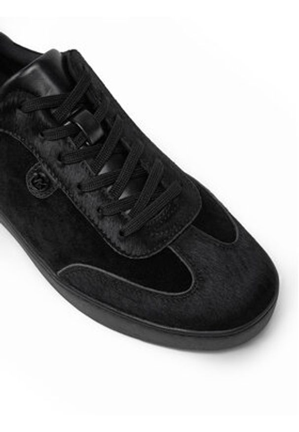 Michael Kors Sneakersy Scotty Lace Up 43R5SCFS1S Czarny. Kolor: czarny. Materiał: skóra