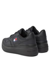 Tommy Jeans Sneakersy Tjw Retro Basket Flatform Ess EN0EN02506 Czarny. Kolor: czarny. Materiał: skóra #5