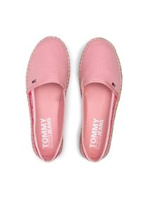 Tommy Jeans Espadryle Flatform Espadrille EN0EN01376 Różowy. Kolor: różowy. Materiał: materiał #8