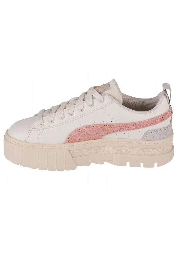 Puma - Kobiety/Panie Mayze Thrited Suede Trenerzy. Kolor: różowy, biały, wielokolorowy. Styl: sportowy