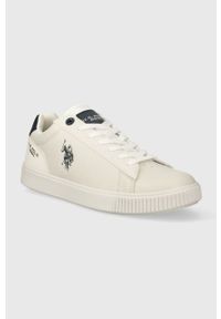 U.S. Polo Assn. sneakersy TYMES kolor beżowy TYMES006M/CYN1. Nosek buta: okrągły. Kolor: beżowy. Materiał: guma #4