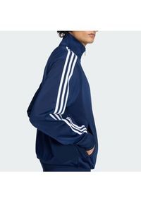 Adidas - adidas Bluza Firebird KD8313 Granatowy Loose Fit. Kolor: niebieski. Materiał: syntetyk #2