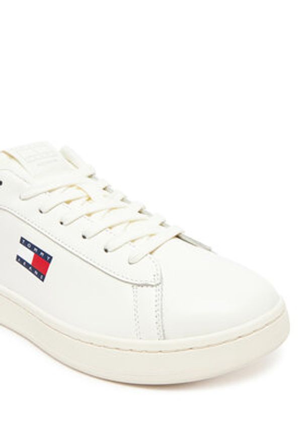 Tommy Jeans Sneakersy Archive '98 EM0EM01596 Biały. Kolor: biały. Materiał: skóra