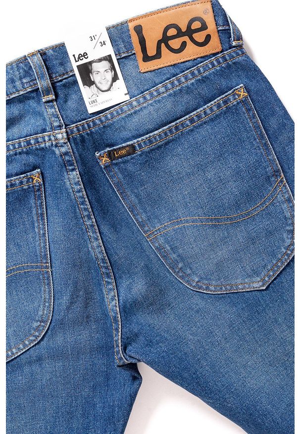 Lee - JEANSY LEE MĘSKIE LUKE STONEWASH L73KFOPI 112120675