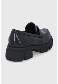Answear Lab Mokasyny damskie kolor czarny na platformie. Nosek buta: okrągły. Kolor: czarny. Materiał: guma. Obcas: na obcasie, na platformie. Styl: wakacyjny. Wysokość obcasa: niski #2