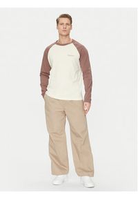 Jack & Jones Longsleeve Boston 12272977 Brązowy Relaxed Fit. Kolor: brązowy. Materiał: bawełna. Długość rękawa: długi rękaw #5