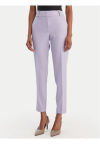 Hugo - HUGO Spodnie materiałowe Hedima-1 50544742 Fioletowy Slim Fit. Kolor: fioletowy. Materiał: syntetyk #1