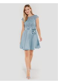 Swing Sukienka koktajlowa 77760510 Niebieski Regular Fit. Kolor: niebieski. Materiał: syntetyk. Styl: wizytowy