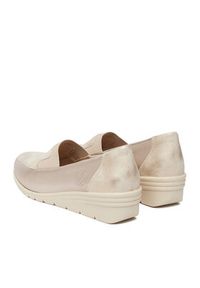 Rieker Półbuty L5351-60 Złoty. Kolor: złoty. Materiał: skóra, syntetyk #6