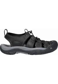 keen - Buty trekkingowe męskie Keen Newport. Kolor: czerwony, czarny. Materiał: skóra, syntetyk, materiał
