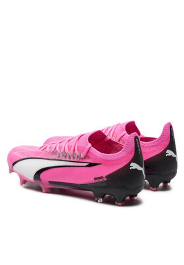 Puma Buty do piłki nożnej ULTRA ULTIMATE FG/AG 10774401 01 Różowy. Kolor: różowy. Materiał: skóra