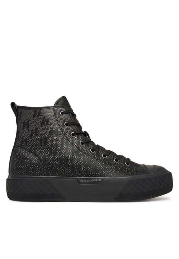 Karl Lagerfeld - KARL LAGERFELD Trampki Kampus Max III KL50446G Czarny. Kolor: czarny. Materiał: skóra
