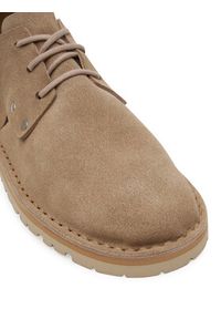 Fracap Półbuty D140-521 Beżowy. Kolor: beżowy. Materiał: zamsz, skóra #3