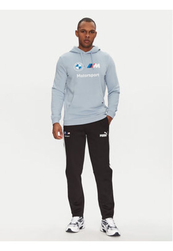 Puma Spodnie dresowe BMW MMS MT7+ 624140 Czarny Regular Fit. Kolor: czarny. Materiał: bawełna