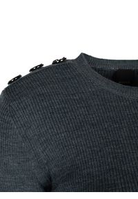 Pinko Sweter Terlaner | 1G16AP Y77N | Fonzarso | Kobieta | Szary. Kolor: szary. Materiał: wełna, elastan, akryl, poliamid. Wzór: aplikacja #4