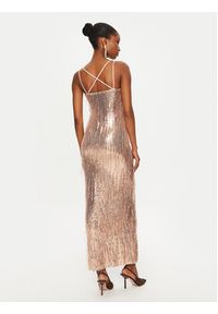 Rinascimento Sukienka wieczorowa CFC0121687003 Złoty Regular Fit. Kolor: złoty. Materiał: syntetyk. Styl: wizytowy #5