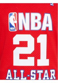 Mitchell & Ness Tank top SMJY5295 Czerwony Regular Fit. Kolor: czerwony. Materiał: syntetyk #2