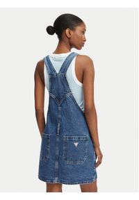 Guess Jeans Sukienka jeansowa W6GK25 D5M4O Niebieski Regular Fit. Kolor: niebieski. Materiał: bawełna #2