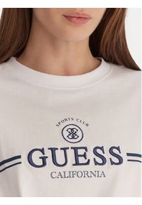 Guess T-Shirt V6GI20 K3509 Biały Regular Fit. Kolor: biały. Materiał: bawełna #5