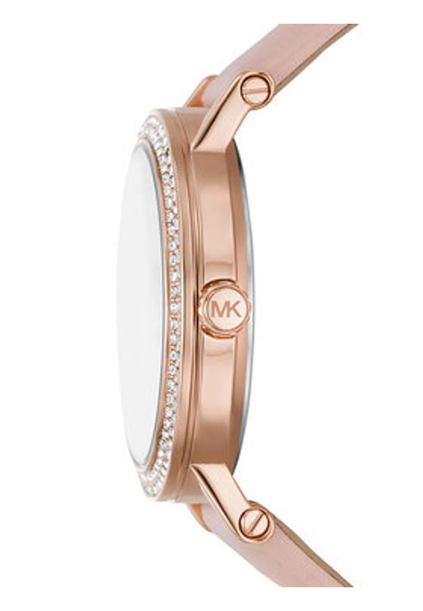 Michael Kors Zegarek MK7552 Różowy. Kolor: różowy. Materiał: skóra