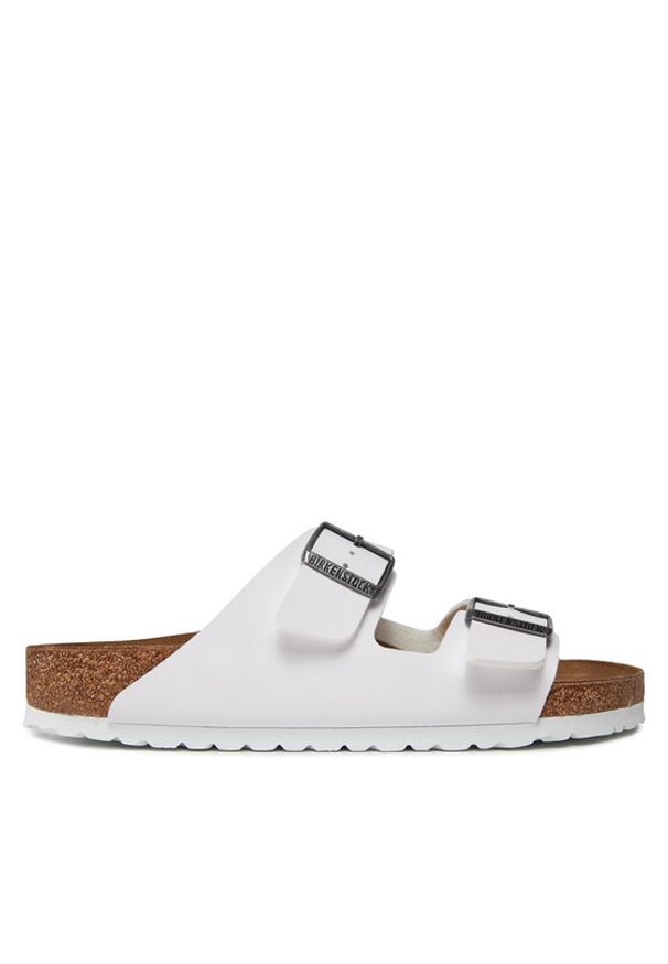 Birkenstock Klapki Arizona Birko-Flor 552681 Biały. Kolor: biały. Materiał: skóra
