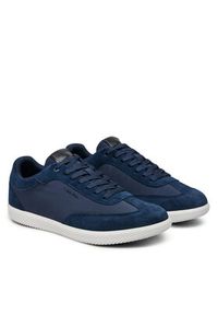 Calvin Klein Sneakersy HM0HM01789 Granatowy. Kolor: niebieski. Materiał: materiał