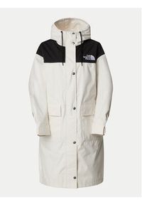The North Face Parka Reign On NF0A8BCJ Écru Loose Fit. Materiał: syntetyk