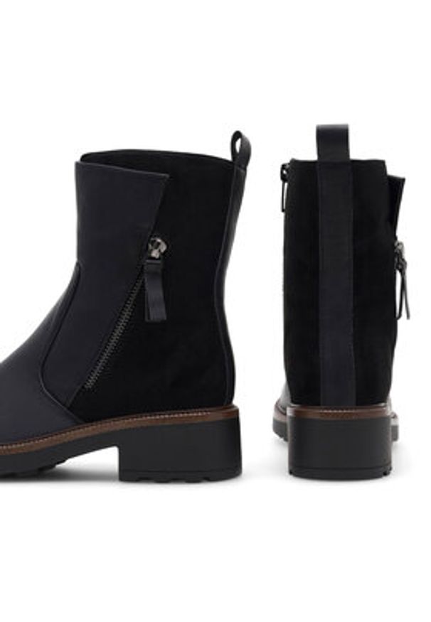Clara Barson Botki WS5658-07 Czarny. Kolor: czarny. Materiał: materiał