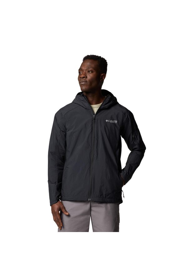 columbia - Kurtka przeciwwiatrowa męska Columbia Loop Trail II Windbreaker. Kolor: czarny