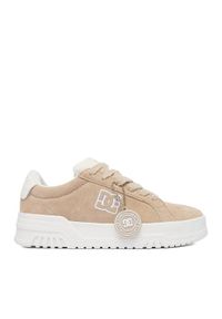 DC Sneakersy CEO-WP40-24302 Beżowy. Kolor: beżowy. Materiał: zamsz, skóra