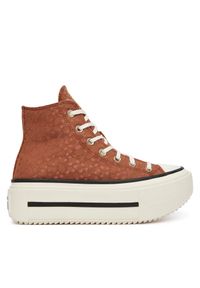 Trampki Converse. Kolor: brązowy. Obcas: na platformie #1