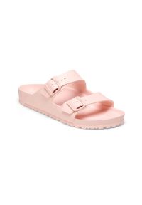 Klapki damskie Birkenstock Arizona Eva. Zapięcie: klamry. Kolor: różowy. Materiał: syntetyk, materiał