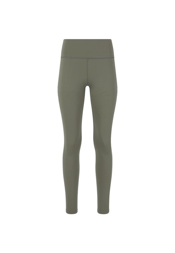 ENDURANCE - Damskie legginsy Athlecia Franz. Kolor: zielony, szary, wielokolorowy. Sport: bieganie, fitness