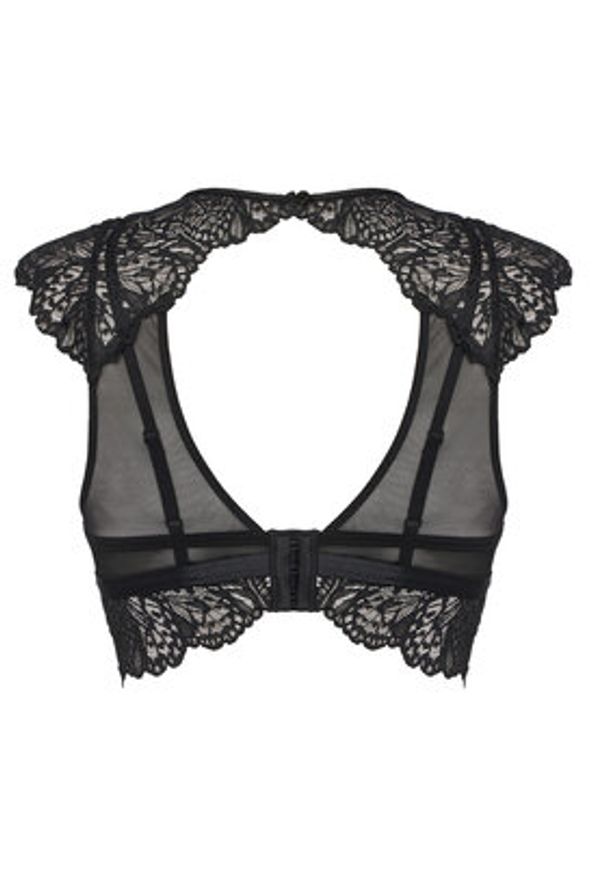 Hunkemöller Biustonosz top Posie 302448 Czarny. Kolor: czarny. Materiał: syntetyk