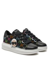 Karl Lagerfeld - KARL LAGERFELD Sneakersy KL62576M Czarny. Kolor: czarny. Materiał: materiał #6