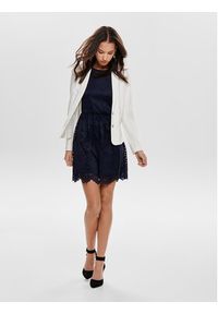 only - ONLY Marynarka 15153144 Biały Regular Fit. Kolor: biały. Materiał: wiskoza, syntetyk