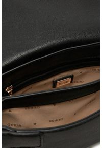 Guess - GUESS Czarna damska torebka Anadela. Kolor: czarny. Materiał: skórzane #6