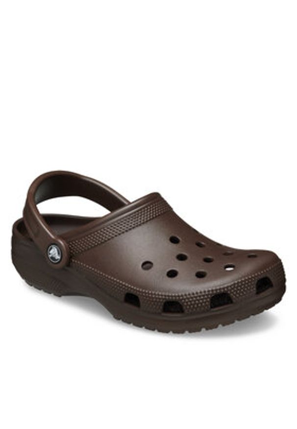Crocs Klapki Classic Clog 10001 Brązowy. Kolor: brązowy