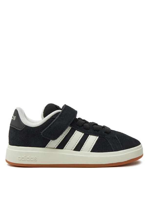 Adidas - adidas Sneakersy Grand Court 00s JP5896 Czarny. Kolor: czarny. Materiał: zamsz, skóra