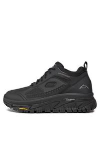 skechers - Skechers Półbuty Arch Fit Road Walker Pyles Peak 237490/BBK Czarny. Kolor: czarny. Materiał: materiał #4