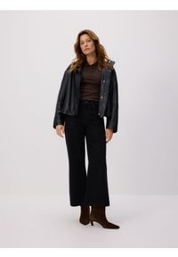 Reserved - Jeansy culotte - czarny. Kolor: czarny #1