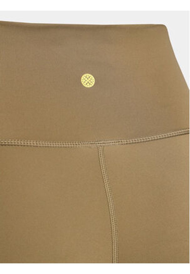 Athlecia Legginsy Gaby W Tights EA221909 Brązowy Regular Fit. Kolor: brązowy. Materiał: syntetyk