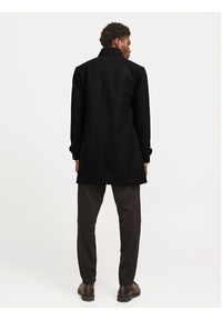 Jack & Jones Płaszcz wełniany Melton 12258672 Czarny Regular Fit. Kolor: czarny. Materiał: wełna, syntetyk #3