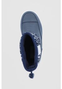 Pepe Jeans Śniegowce dziecięce kolor granatowy. Nosek buta: okrągły. Kolor: niebieski. Materiał: guma #2