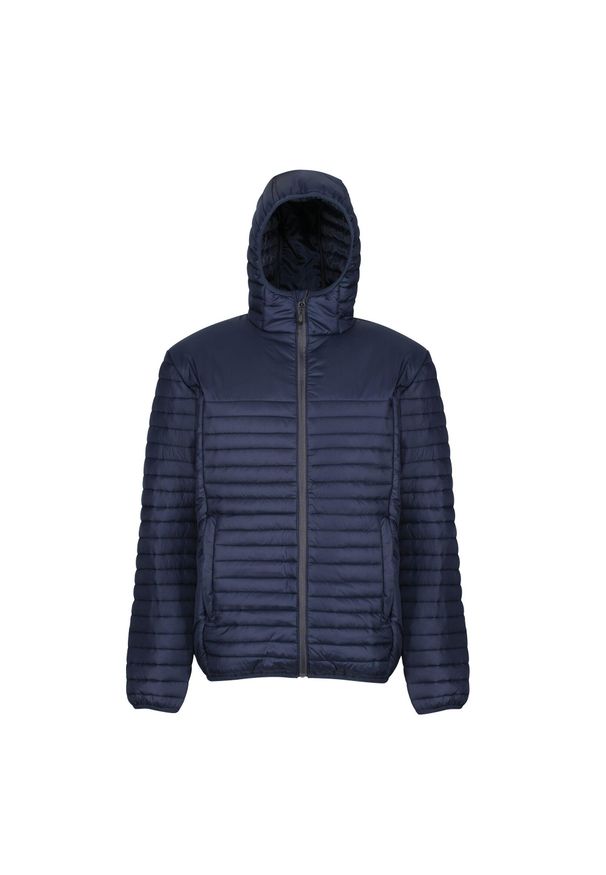 Regatta - Kurtka Ocieplana Męska. Typ kołnierza: kaptur. Kolor: niebieski. Materiał: puch. Sport: turystyka piesza