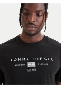TOMMY HILFIGER - Tommy Hilfiger T-Shirt Brand Love MW0MW42365 Czarny Regular Fit. Kolor: czarny. Materiał: bawełna #3