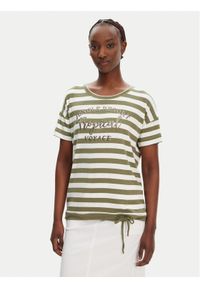 Olsen T-Shirt 11105101 Zielony Regular Fit. Kolor: zielony. Materiał: wiskoza