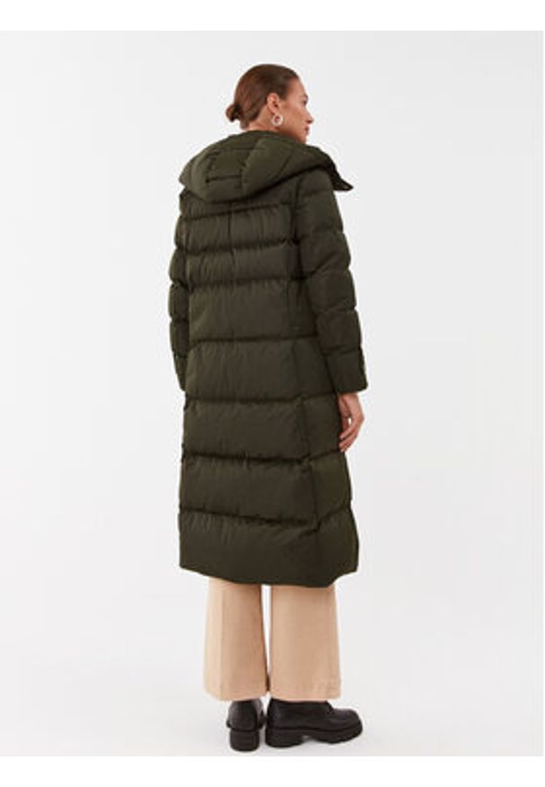 Guess Płaszcz zimowy W3BL41 WFSW2 Khaki Regular Fit. Kolor: brązowy. Materiał: syntetyk. Sezon: zima
