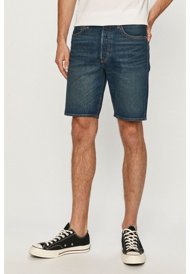 Levi's® - Levi's - Szorty jeansowe. Okazja: na co dzień, na spotkanie biznesowe. Kolor: niebieski. Materiał: jeans. Styl: biznesowy, casual
