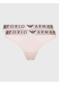 Emporio Armani Underwear Komplet 2 par fig brazylijskich 163337 2F235 00470 Różowy. Kolor: różowy. Materiał: syntetyk #1